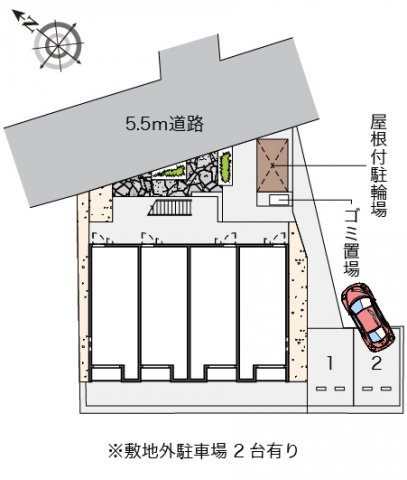 神戸市須磨区神撫町１丁目のアパートのその他
