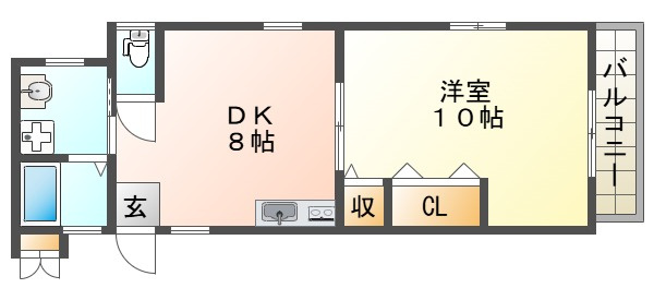 Pista魚住町の間取り