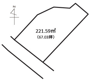 【土地図】 | 高砂市荒井町千鳥2丁目　土地 | 敷地約６７坪です。