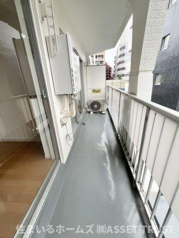 代々木スカイハイツのバルコニー