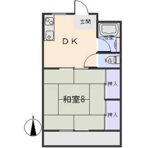 メゾン魚町の間取り