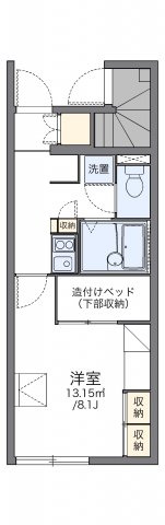 明石市大久保町大窪のアパートの間取り