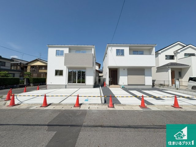 野洲市永原　第1期　新築一戸建ての外観|お客様に長く安心して住んでいだだける事にこだわった家づくり！住んでからのアフターサービスにもしっかりと取り組んでいます！