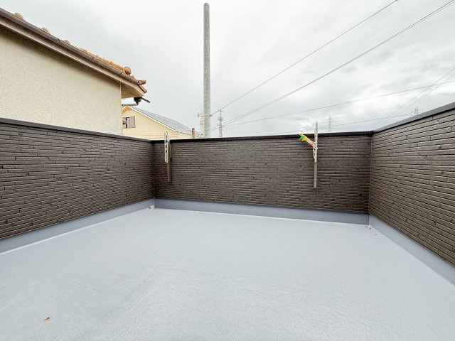 西区枝吉１丁目新築戸建のバルコニー