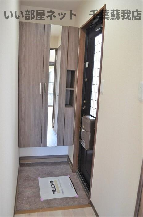 カナリアンハイツの玄関|ゆったりとした玄関です