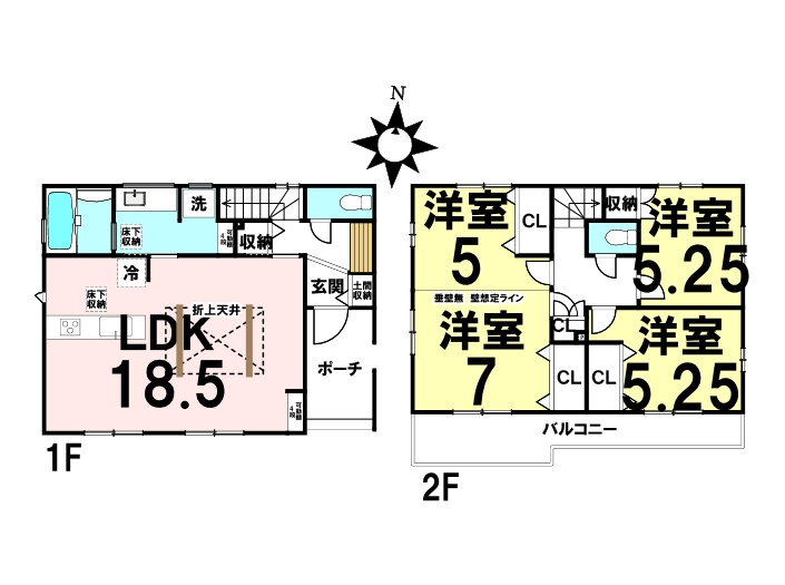 新築戸建　伴東8丁目(No.1／No.2)