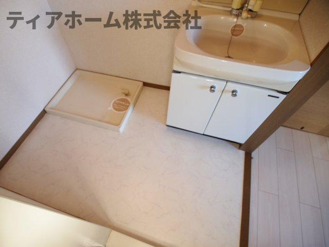 スペースMHM A棟の洗面所