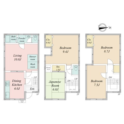 ＯＳＡＫＡ　ＤＯＳＨＩＮ　ＨＯＵＳＥの間取り