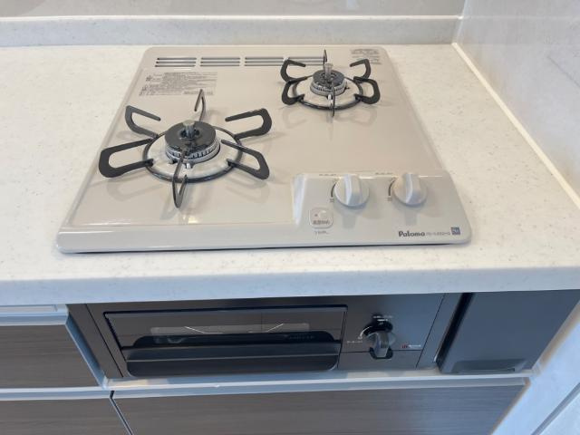 カロテラスのキッチン|ガスコンロ