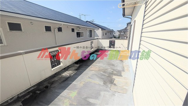 久留米市津福本町の中古一戸建のバルコニー