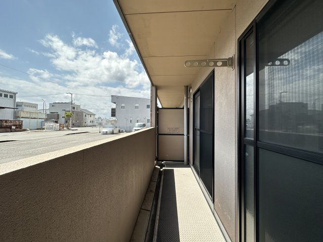 エピナール北久保のバルコニー