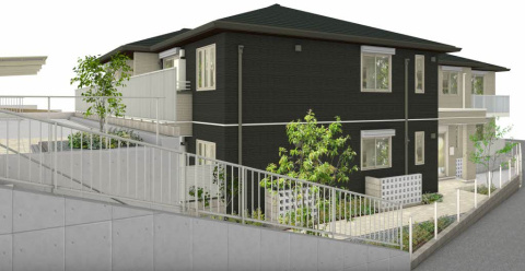 カーメストプレイスの外観パース