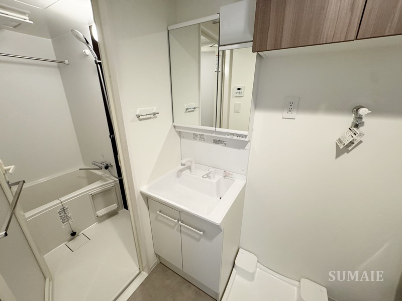 ベルシード板橋本町プレミアⅡの洗面所|独立洗面台です