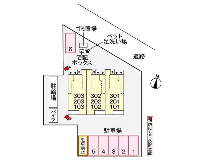 花水木の区画図