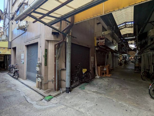 鶴橋本通商店街店舗の外観パース