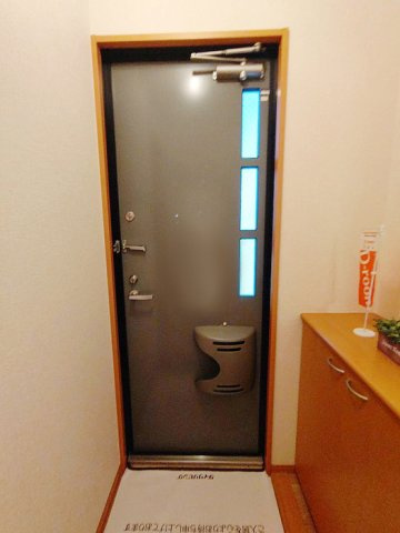 ソシアA棟の玄関