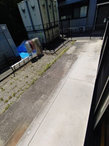 ソシアA棟の駐車場