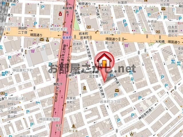 レジディア神田岩本町 #千代田区 #岩本町 #駅近 #デザイナーズ #一人暮らしの地図