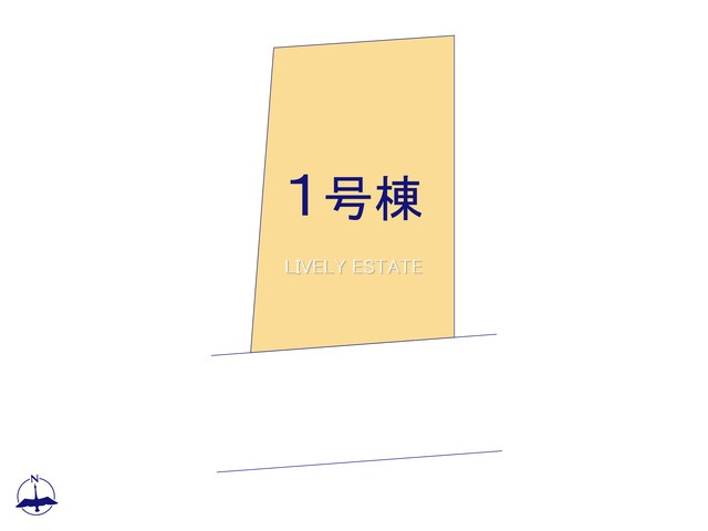 草加市金明町 新築分譲住宅の区画図