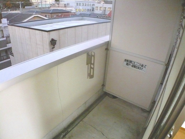 ワコーレ明石のバルコニー