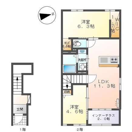 impiaNの間取り|使い勝手の良い間取りです♪
