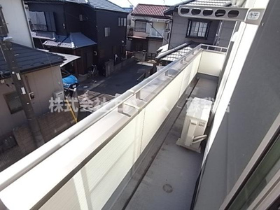 【バルコニー】 | 矢作町戸建 | 落ち着いた時間を過ごせるバルコニーです