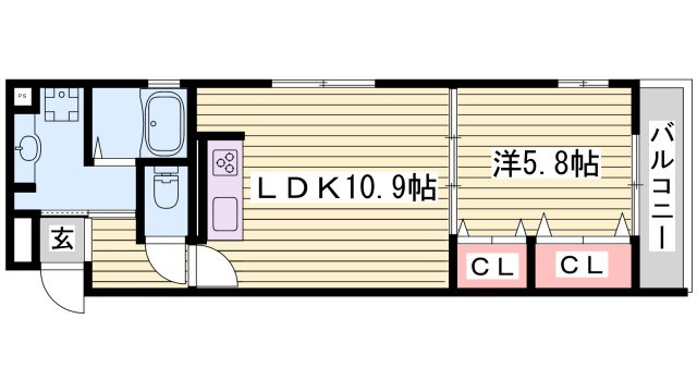 ブランシェ本町の間取り
