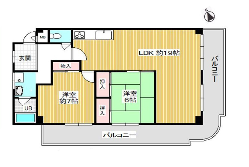 エクシード星が丘の間取り