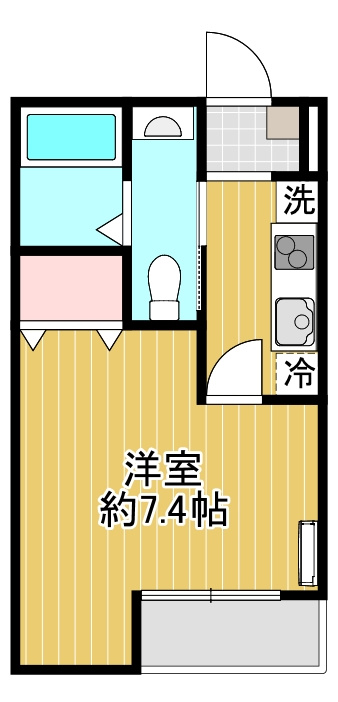 モナーク越谷の間取り