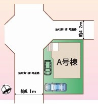 【区画図】 | 川越市砂久保　新築分譲　東武東上線『新河岸駅』徒歩19分　【高階北小学区】