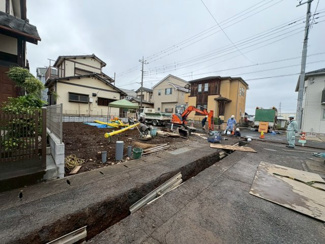 【前面道路含む現地写真】 | 川越市砂久保　新築分譲　東武東上線『新河岸駅』徒歩19分　【高階北小学区】
