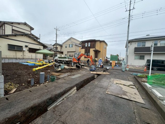 【前面道路含む現地写真】 | 川越市砂久保　新築分譲　東武東上線『新河岸駅』徒歩19分　【高階北小学区】