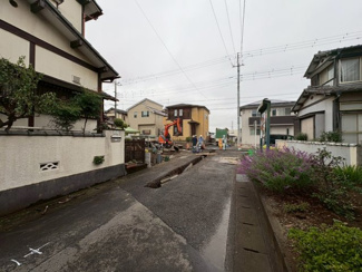 【前面道路含む現地写真】 | 川越市砂久保　新築分譲　東武東上線『新河岸駅』徒歩19分　【高階北小学区】