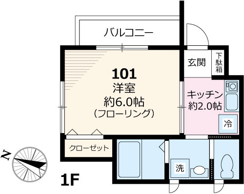 シャローム本駒の間取り
