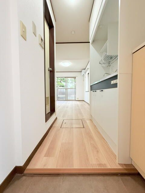 スクエアコートの玄関