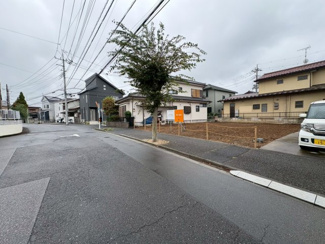 【前面道路含む現地写真】 | 川越市霞ケ関東4丁目　建築条件なし売地　東武東上線『霞ヶ関駅』徒歩7分　【霞ヶ関東小学区】