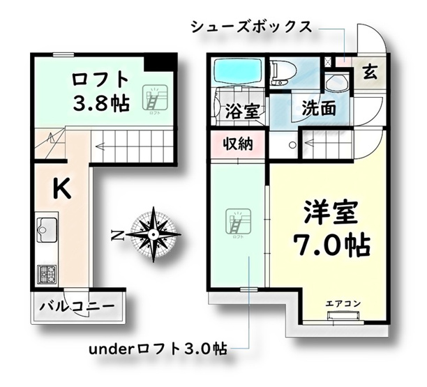 【間取り】 | サンアリーナ北頭【名古屋市賃貸・オートロック】
