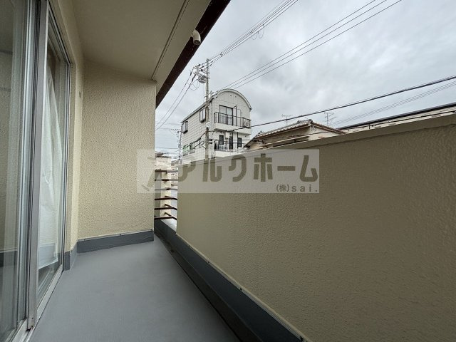 山下マンションのバルコニー