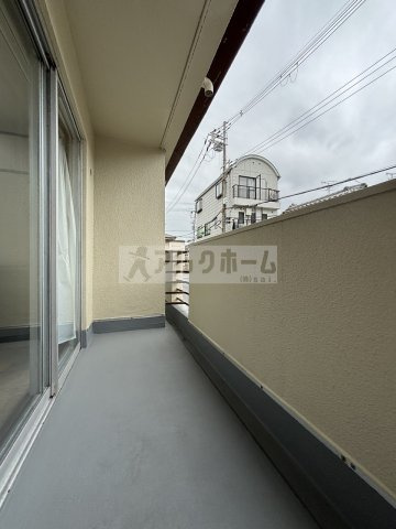山下マンションのバルコニー