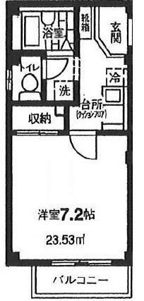 ヴィラフルールの間取り|間取りです。