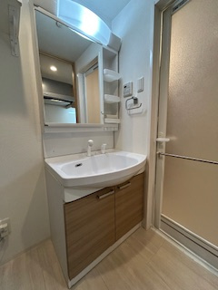 S-FORT江坂垂水町(旧：サムティ江坂Vangelo)の洗面所|広い洗面スペース