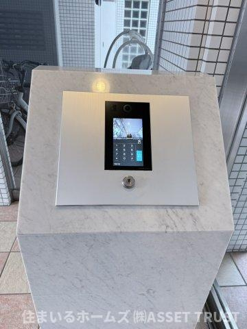 ビラハイツ参宮橋の防犯設備|エントランスのオートロック操作盤
