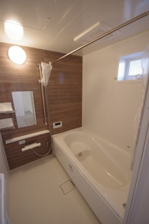 【浴室】 | 【仲介手数料無料！！】国立市西1丁目　新築戸建て（全7区画）D号棟　6380万円 | 1坪タイプです。