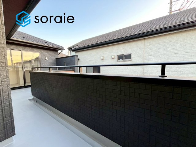 川越市小室　新築戸建　ブルーミングガーデンのバルコニー|1月31日撮影