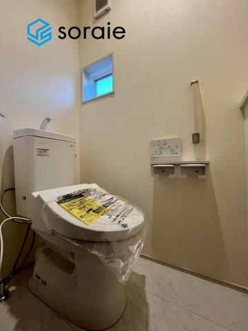 川越市小室　新築戸建　ブルーミングガーデンのトイレ|1月31日撮影