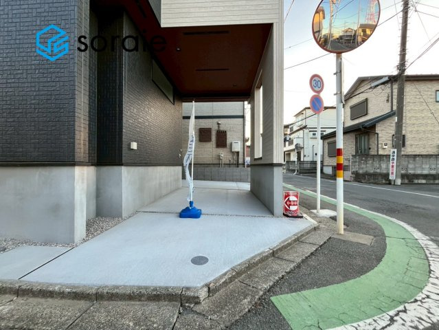 川越市小室　新築戸建　ブルーミングガーデンの駐車場|1月31日撮影