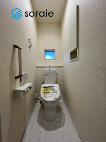 川越市小室　新築戸建　ブルーミングガーデンのトイレ|1月31日撮影