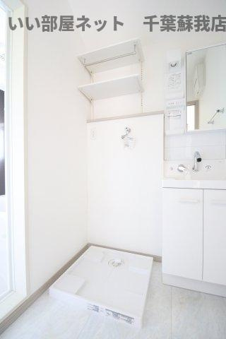 Ｇａｒｅｎａｒｅ　Ｖｉｌｌａ （ガレナーレヴィラ）の洗面所|洗濯機置場