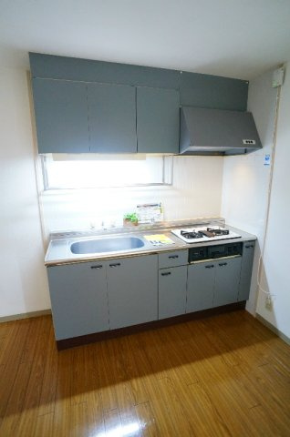 ｸﾞﾘｰﾝﾋﾙﾄﾐﾀのキッチン|2口ガスコンロ