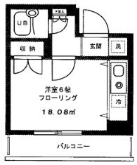 リュンヌ氷川台の居間・リビング